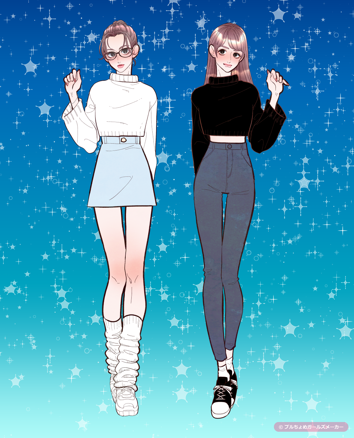 ガールズメーカーで作られた女の子20