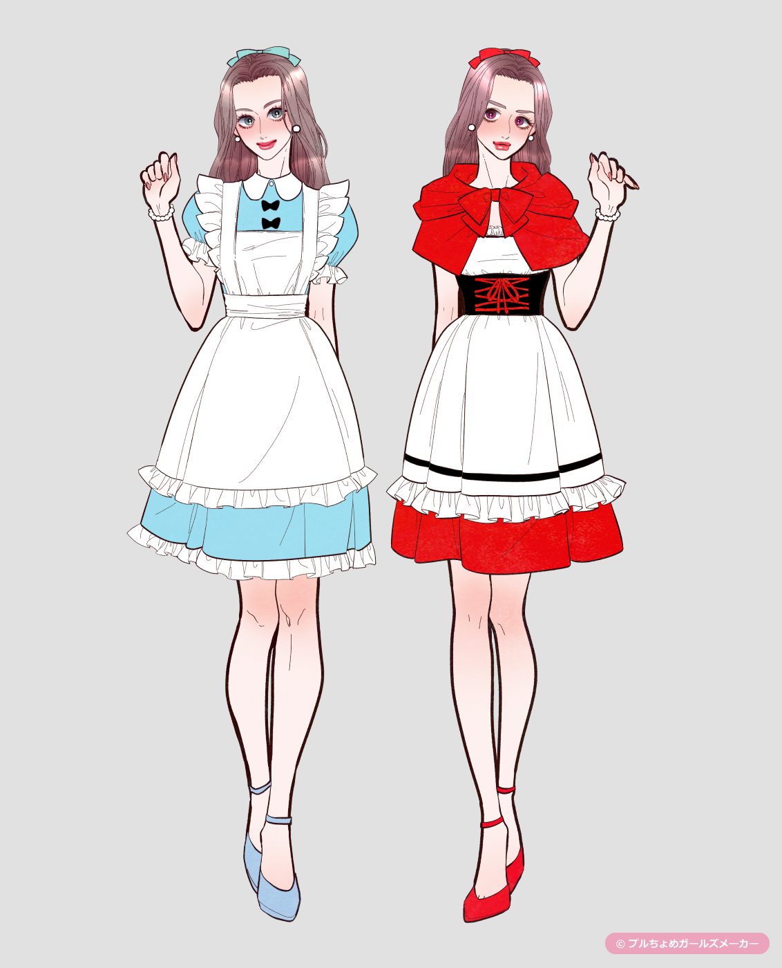 ガールズメーカーで作られた女の子1