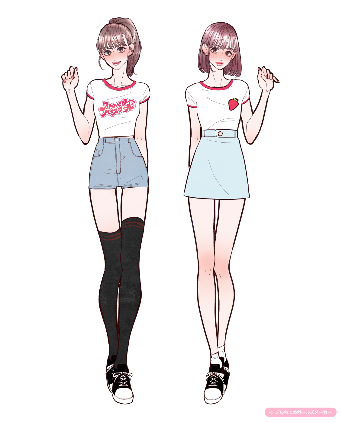ガールズメーカーで作られた女の子1