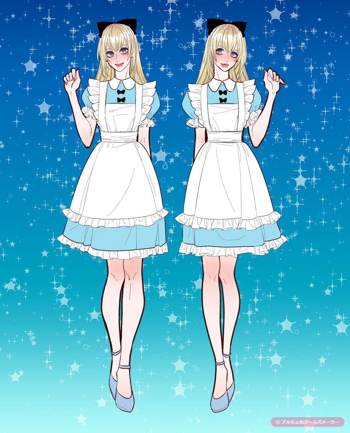 ガールズメーカーで作られた女の子1