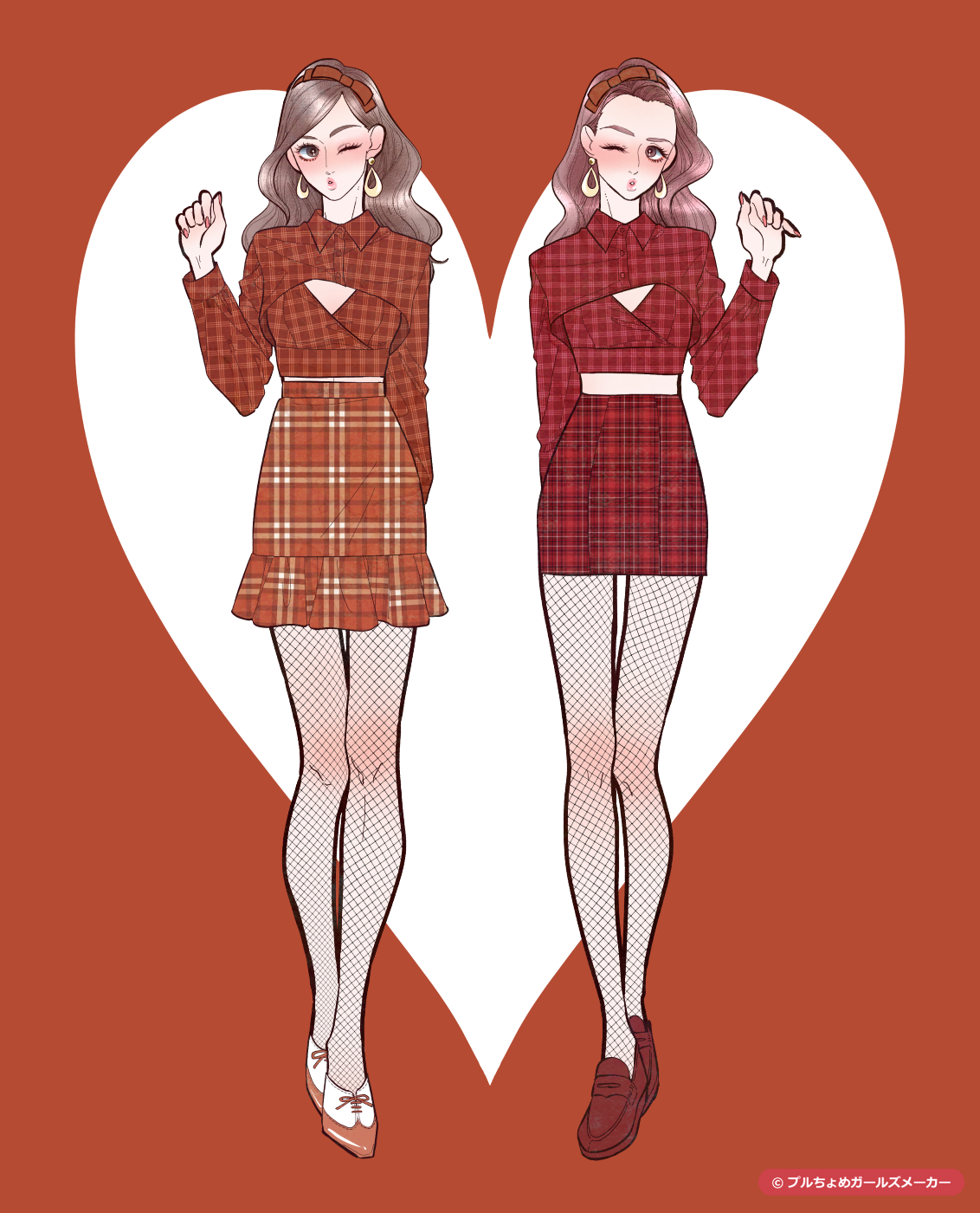 ガールズメーカーで作られた女の子1