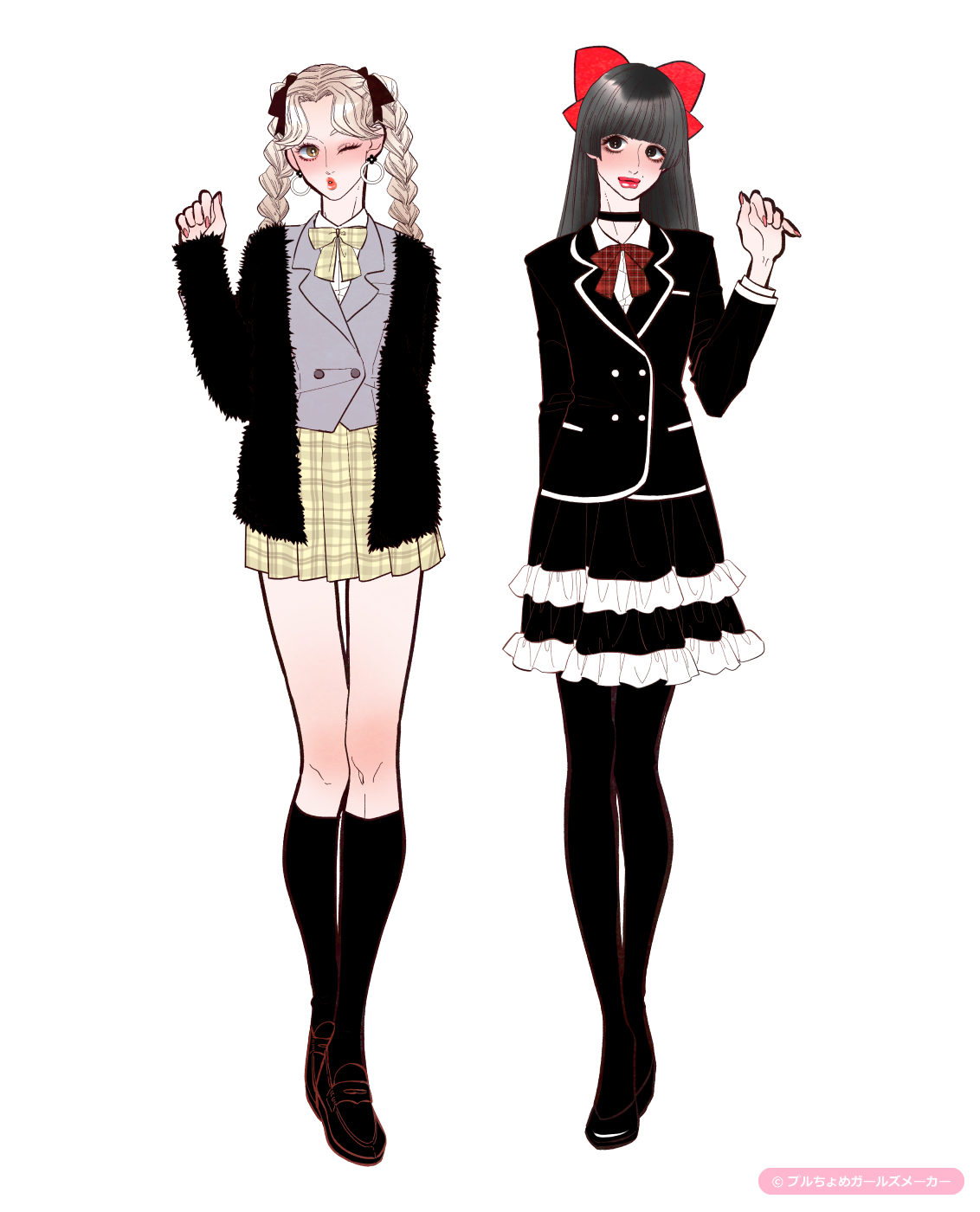 ガールズメーカーで作られた女の子1