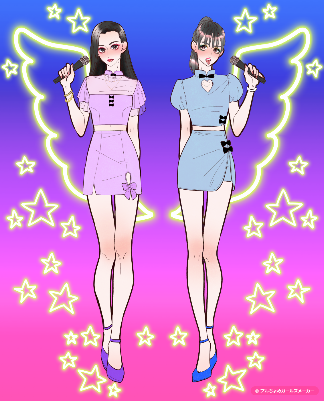 ガールズメーカーで作られた女の子1