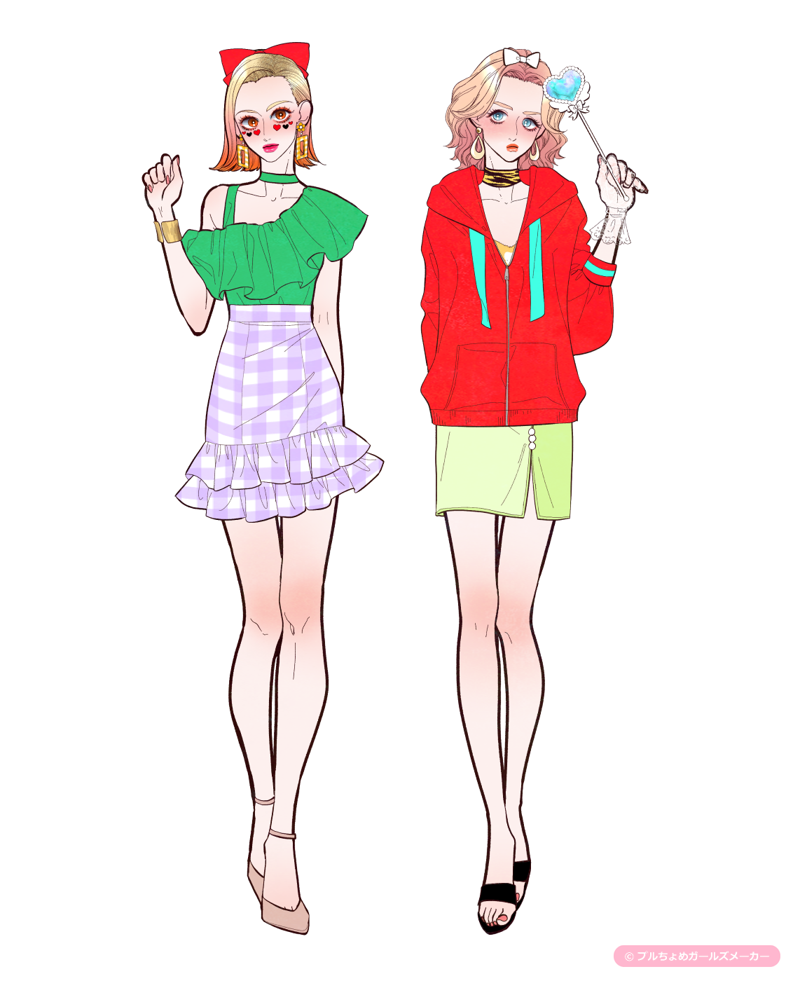 ガールズメーカーで作られた女の子2