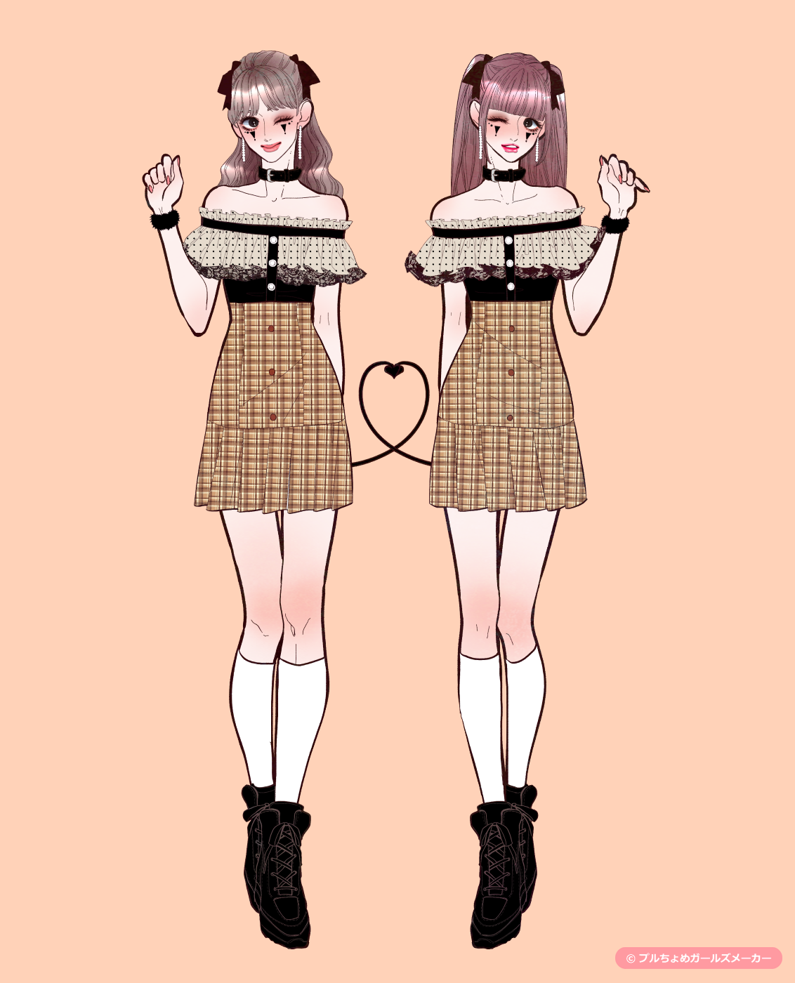 ガールズメーカーで作られた女の子1