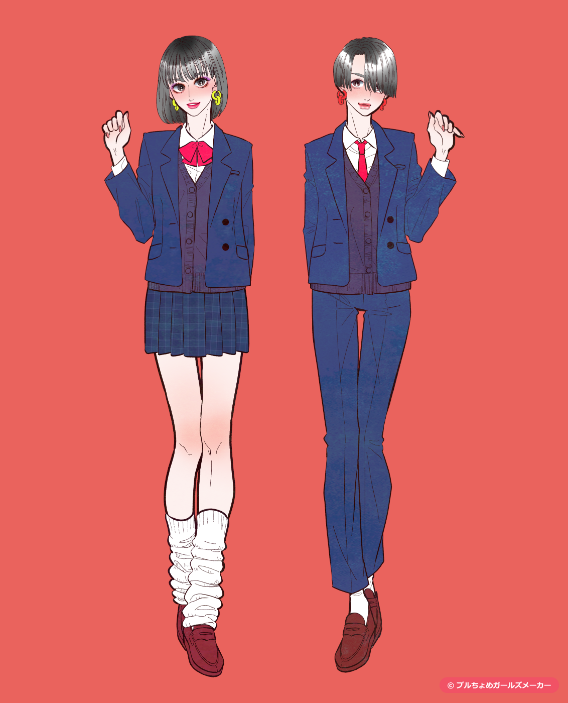 ガールズメーカーで作られた女の子1