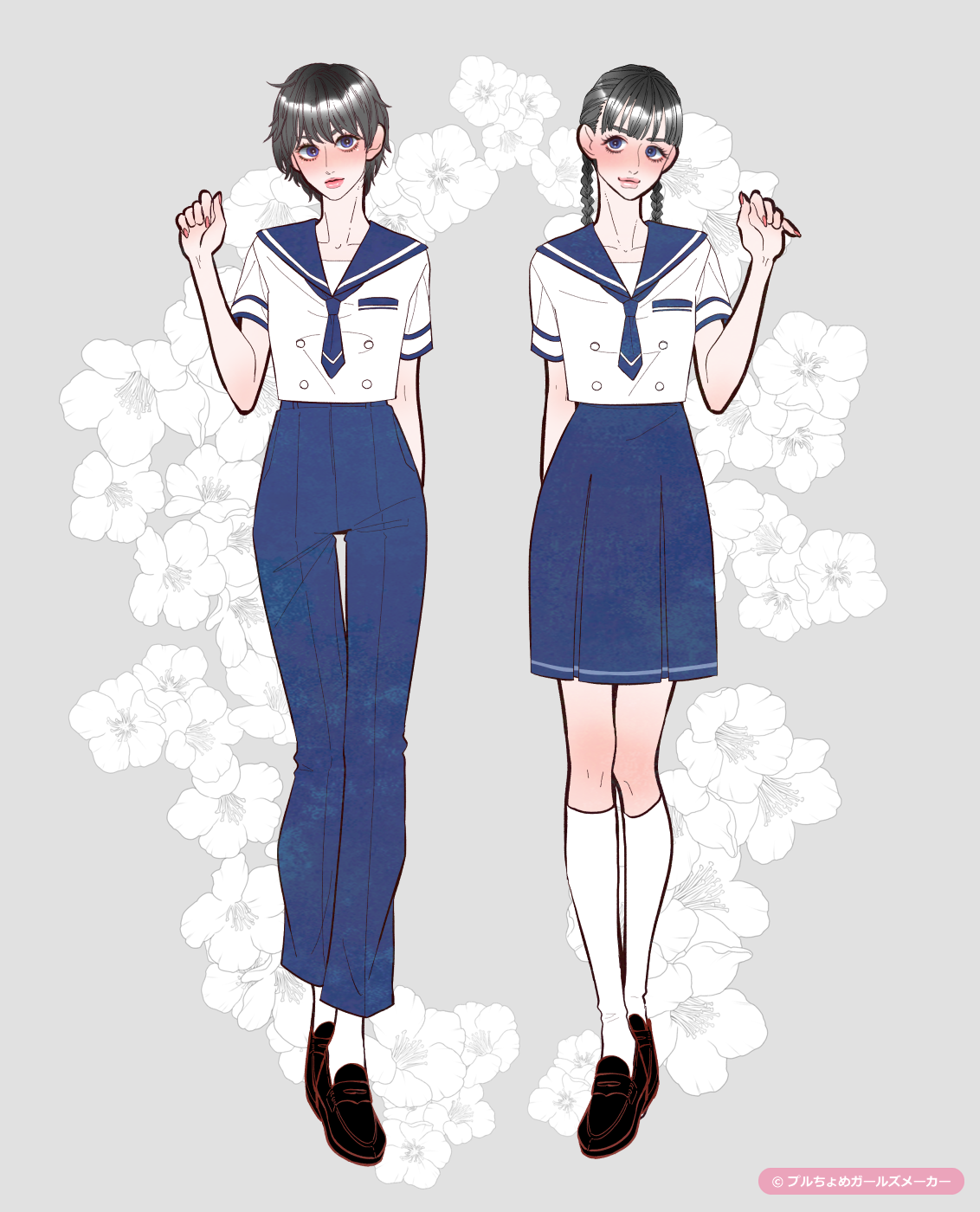ガールズメーカーで作られた女の子1