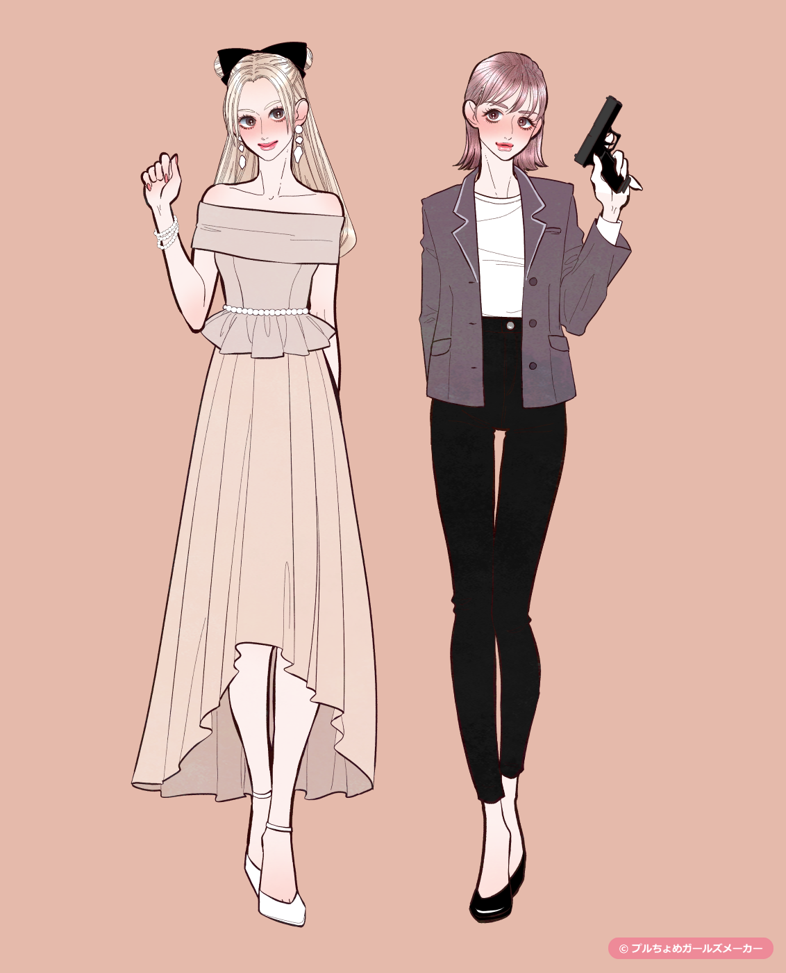 ガールズメーカーで作られた女の子4