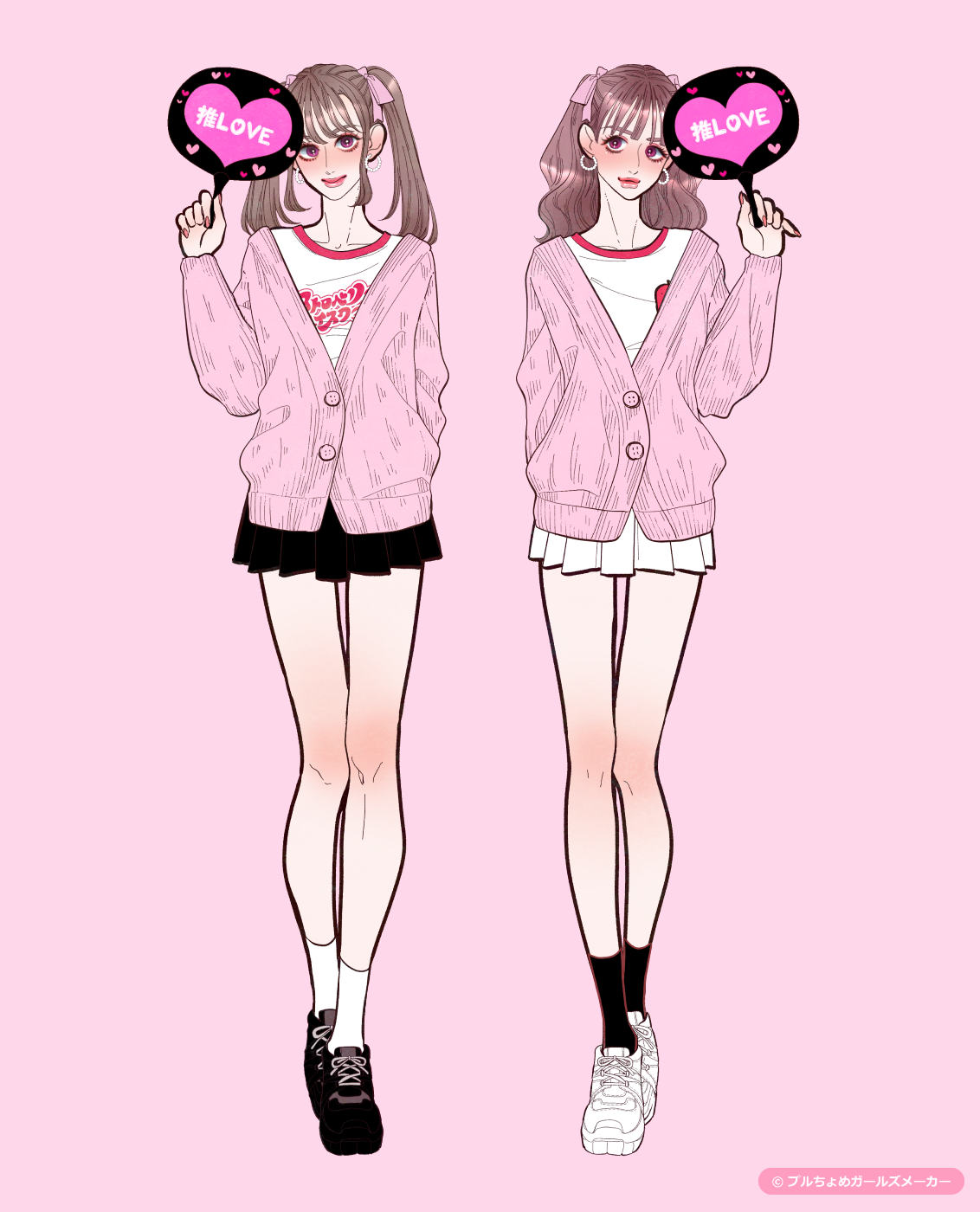 ガールズメーカーで作られた女の子1