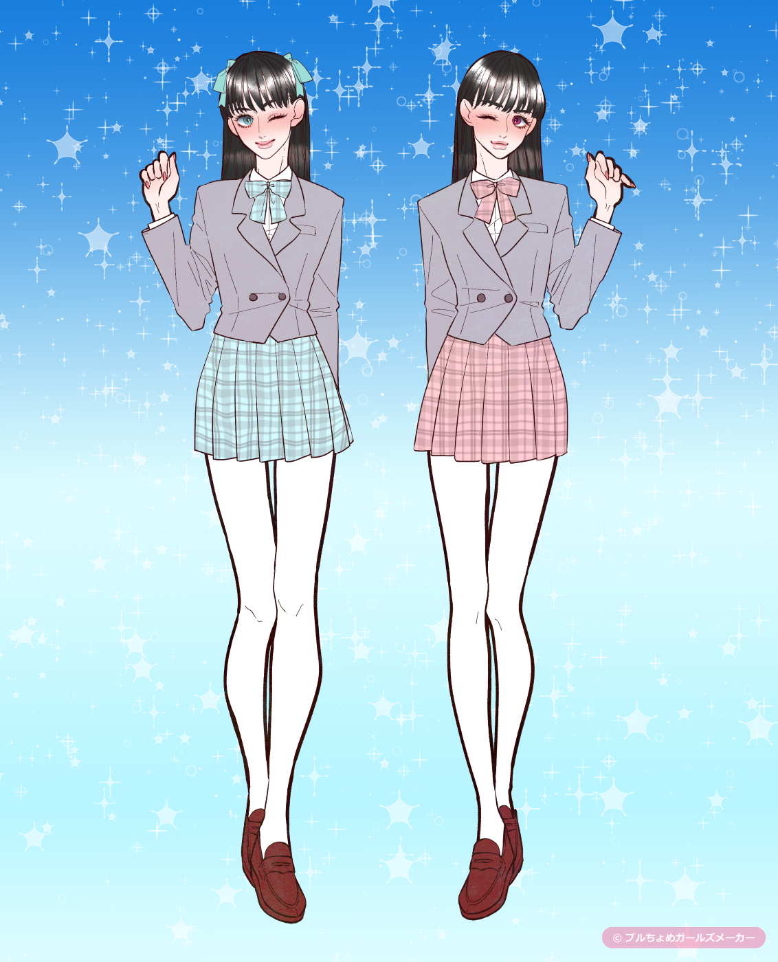 ガールズメーカーで作られた女の子1