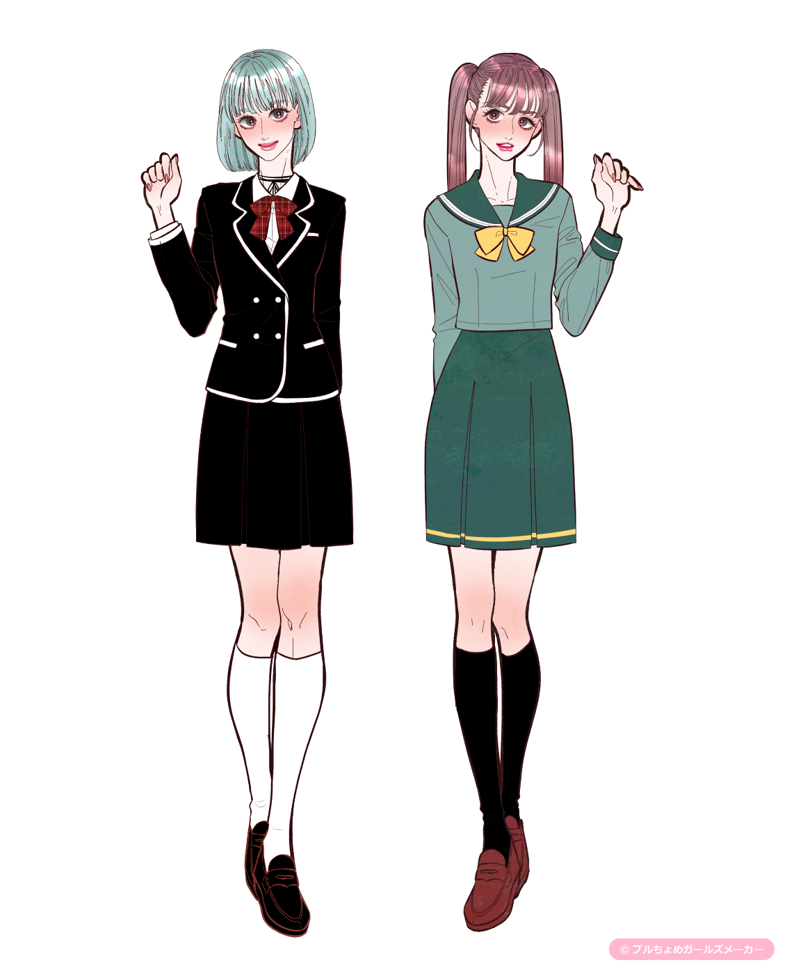 ガールズメーカーで作られた女の子1