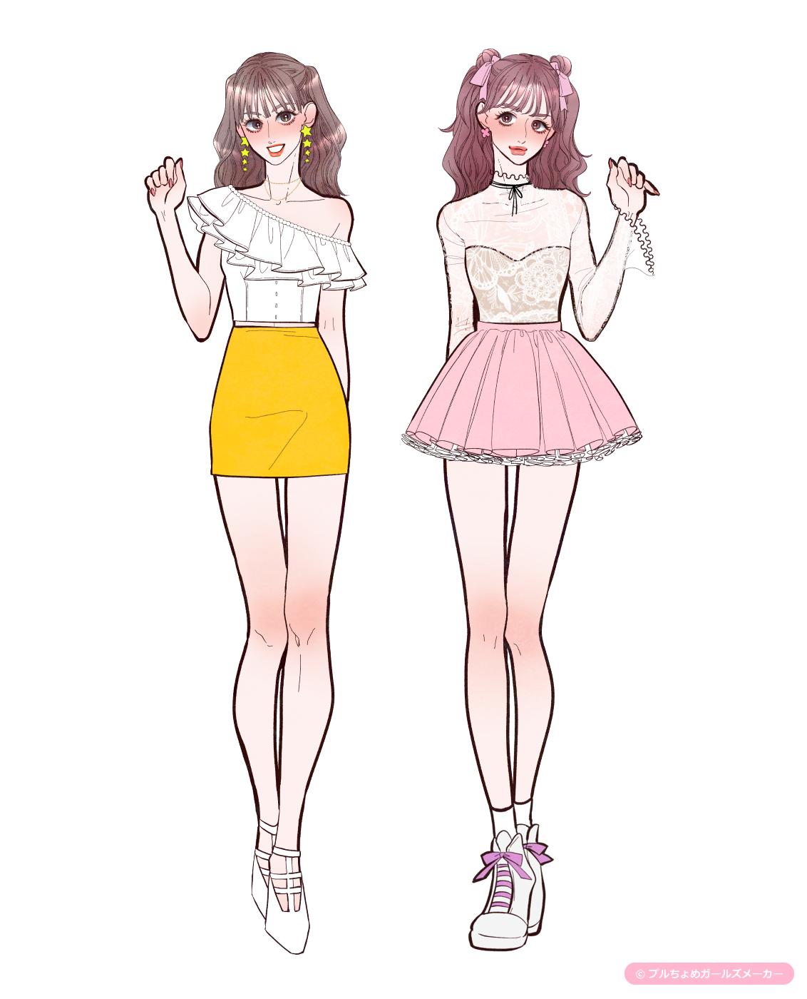 ガールズメーカーで作られた女の子1