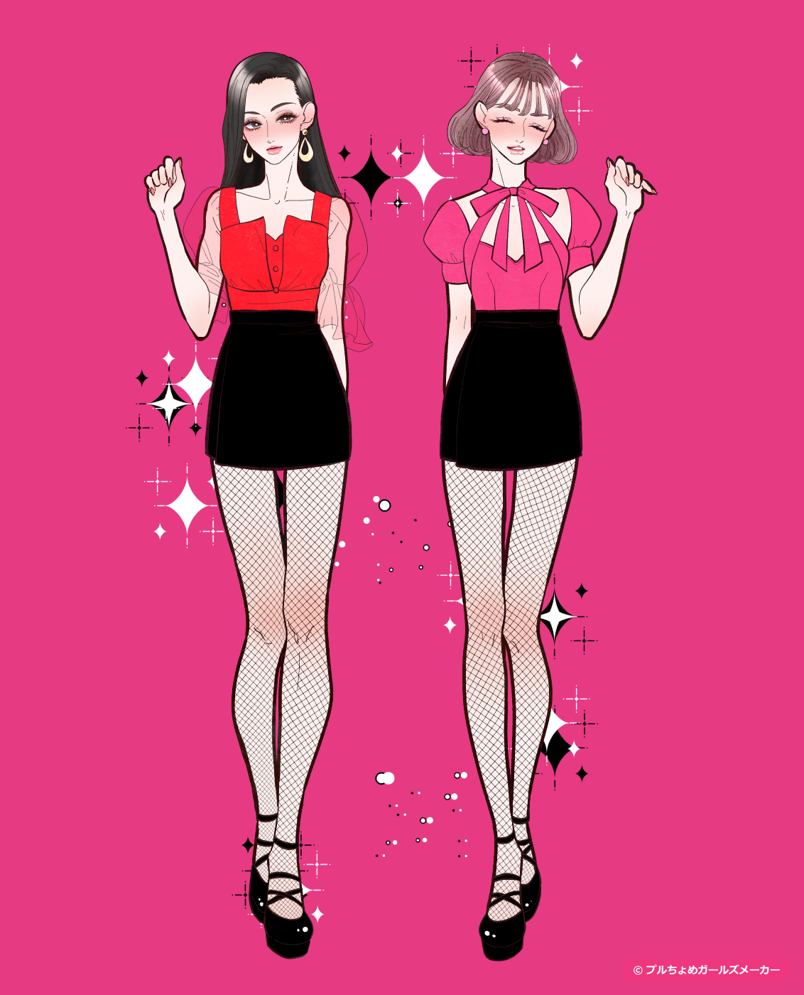 ガールズメーカーで作られた女の子1