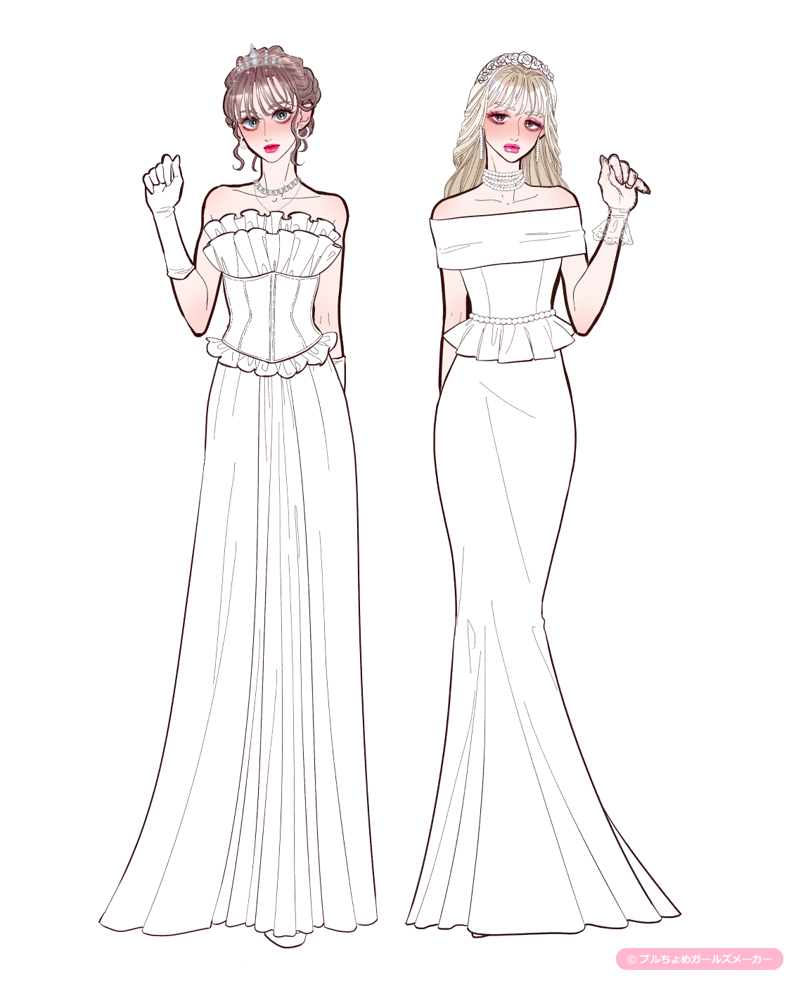 ガールズメーカーで作られた女の子1