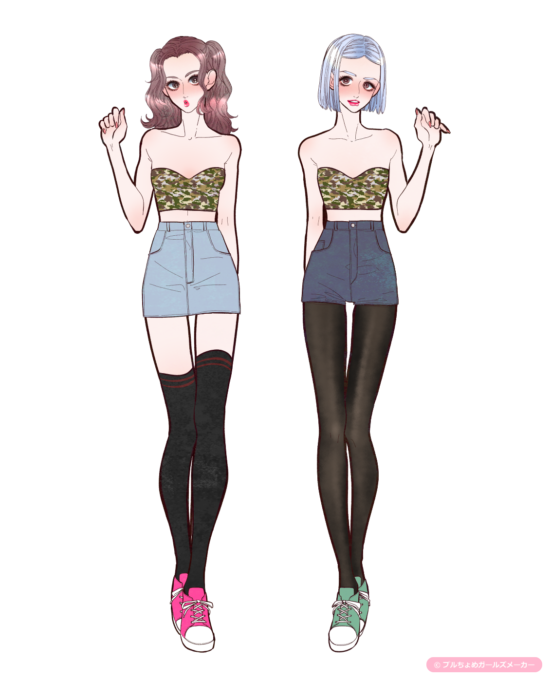 ガールズメーカーで作られた女の子2