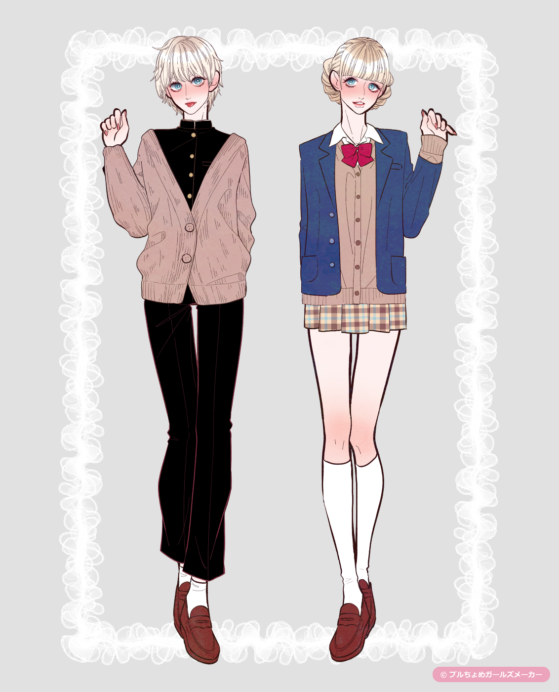 ガールズメーカーで作られた女の子2