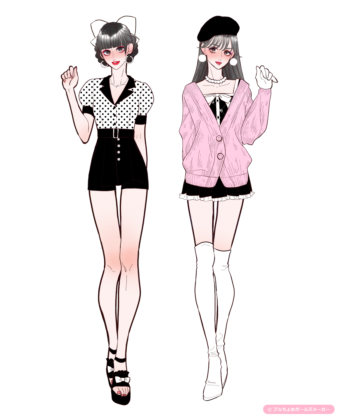 ガールズメーカーで作られた女の子1