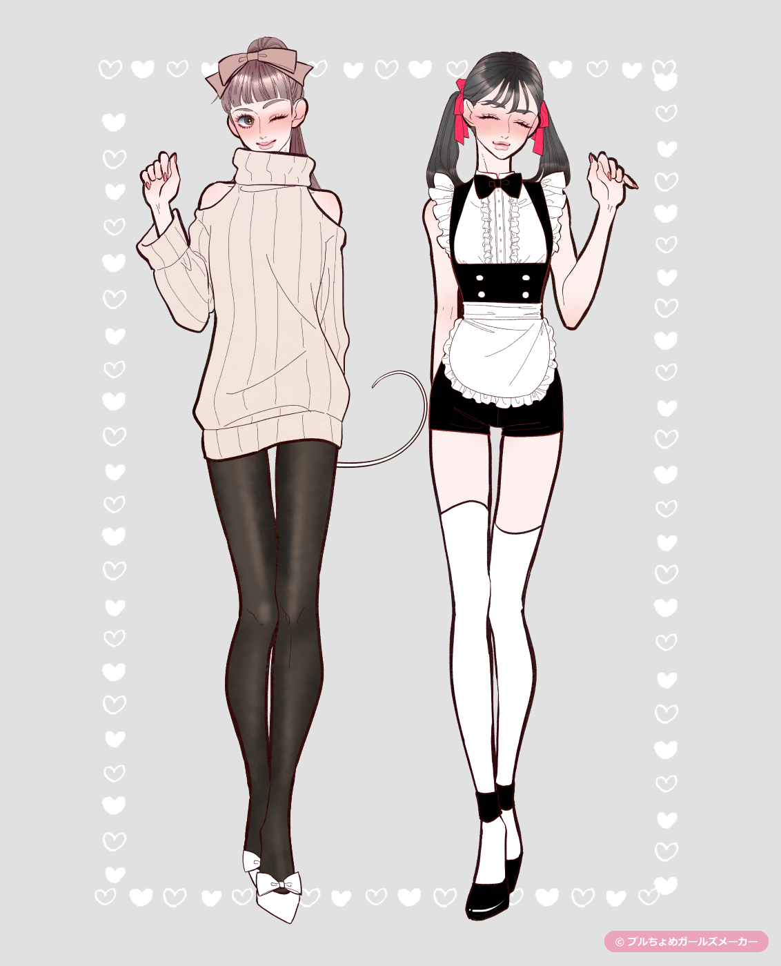 ガールズメーカーで作られた女の子1