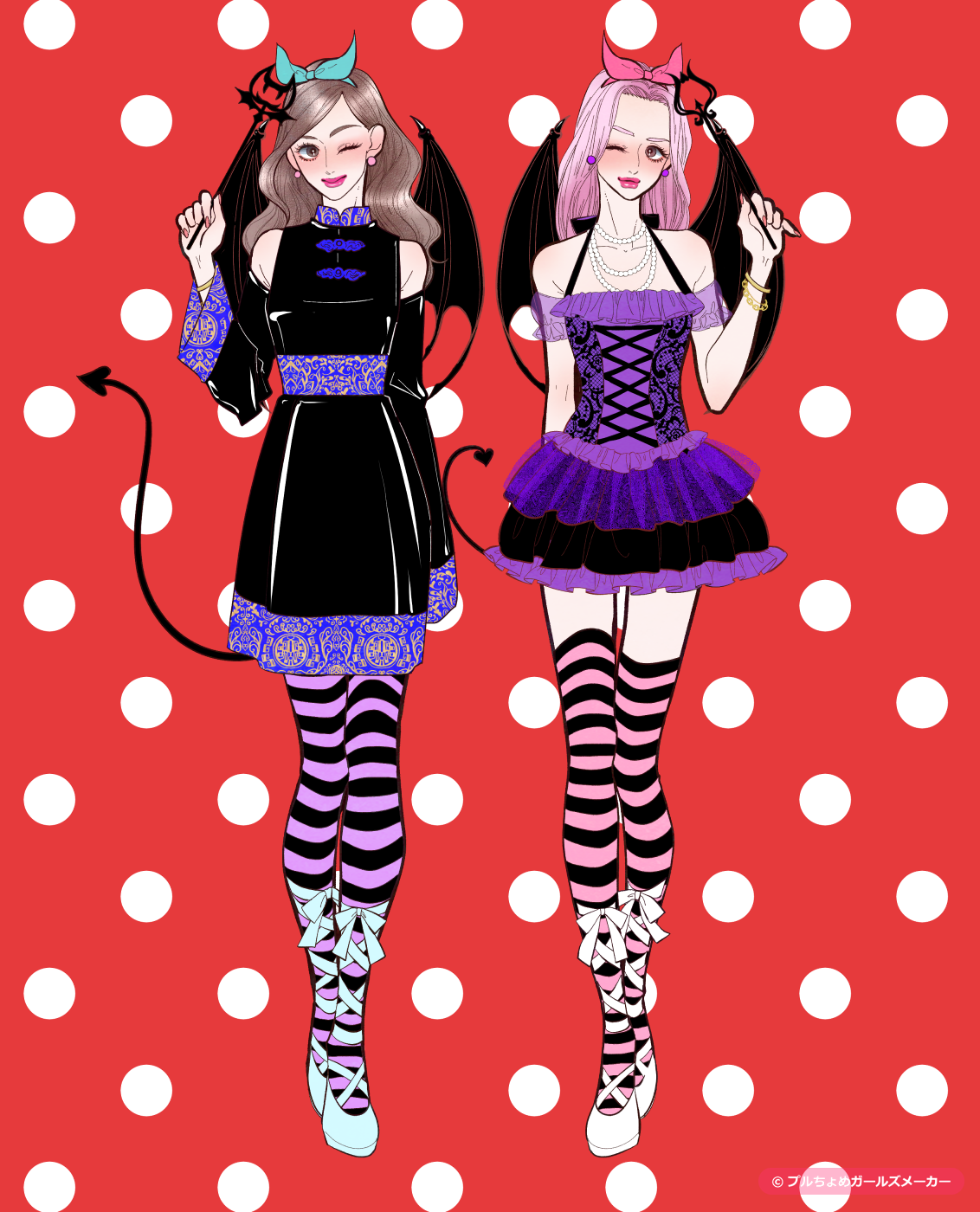 ガールズメーカーで作られた女の子1