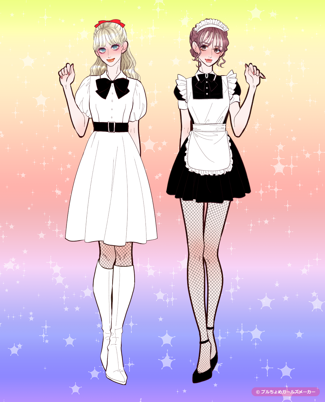 ガールズメーカーで作られた女の子1