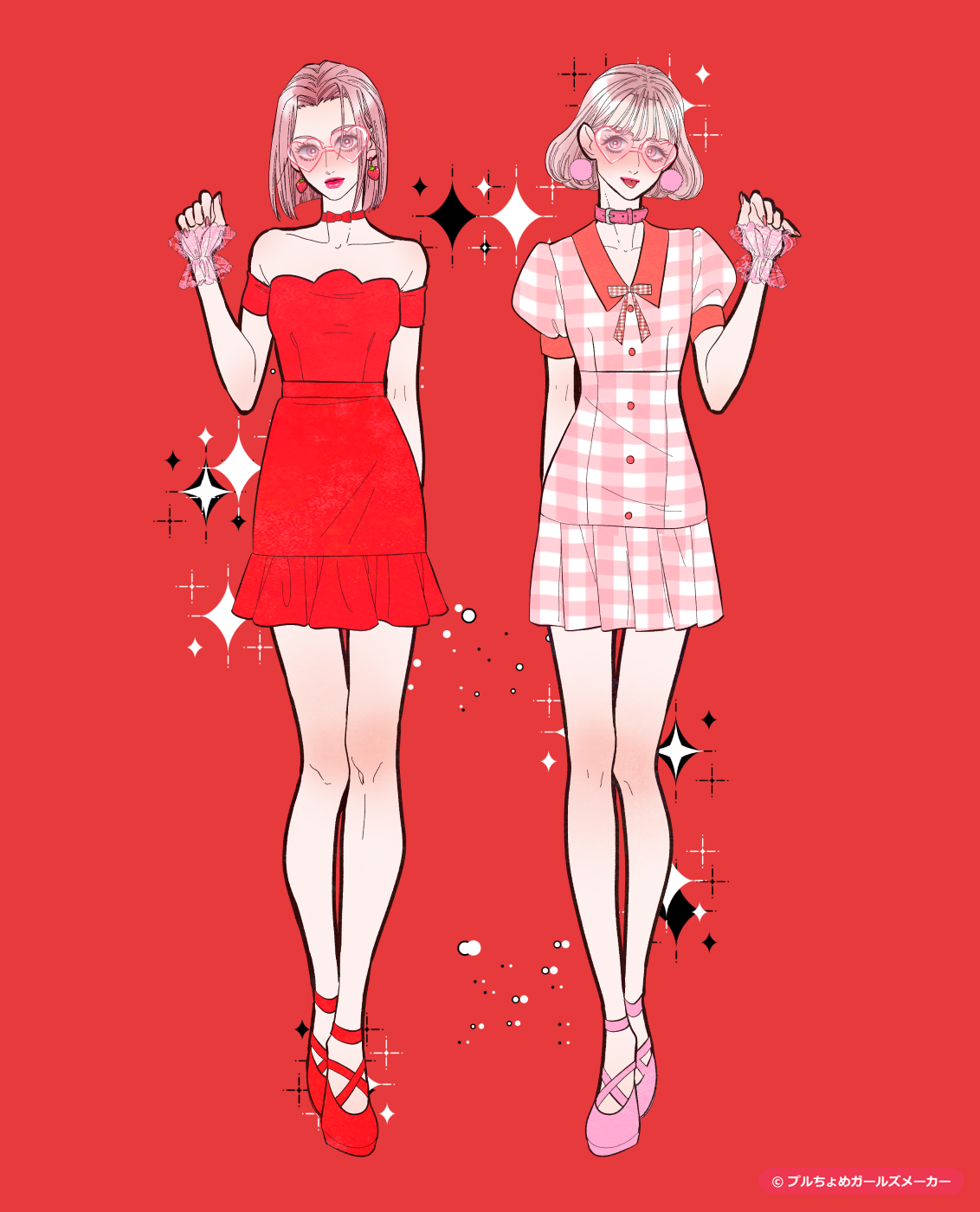 ガールズメーカーで作られた女の子1