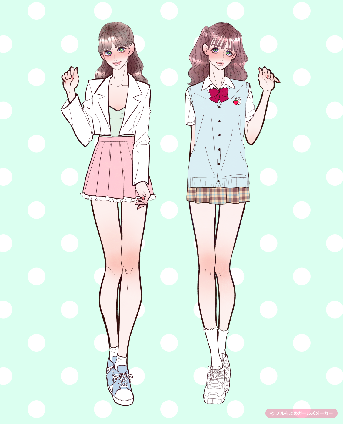 ガールズメーカーで作られた女の子2