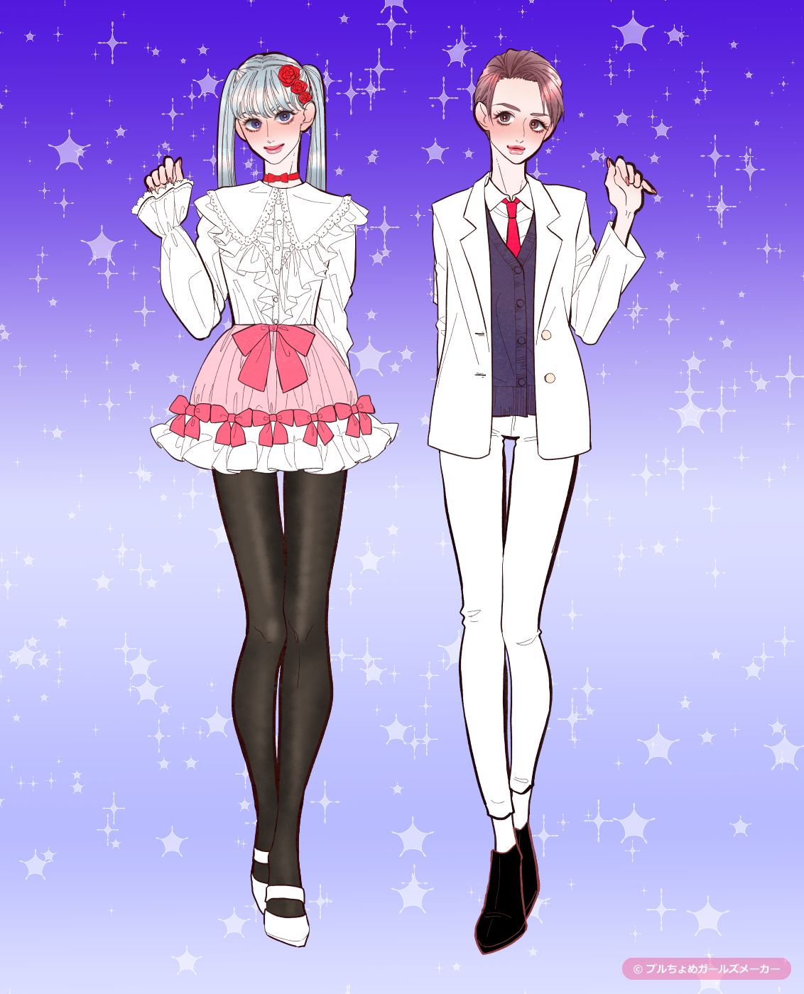 ガールズメーカーで作られた女の子1