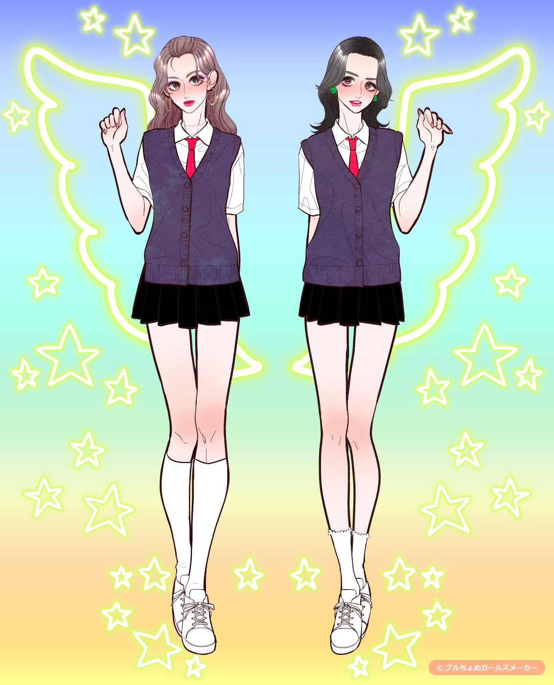 ガールズメーカーで作られた女の子1