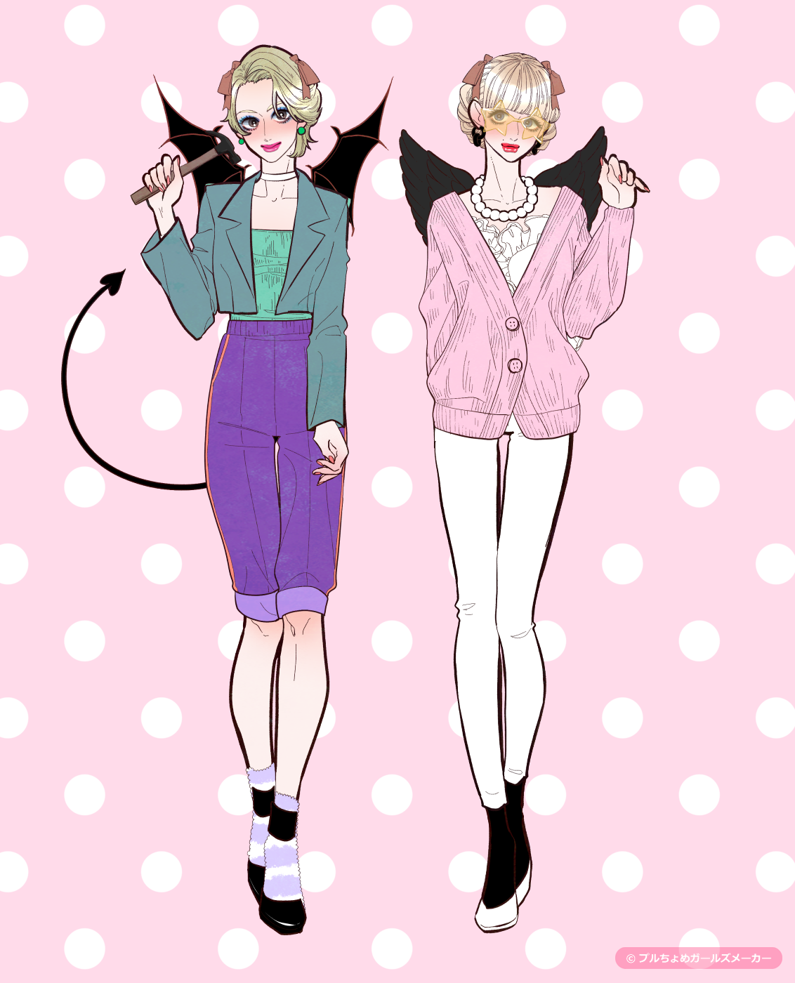 ガールズメーカーで作られた女の子1