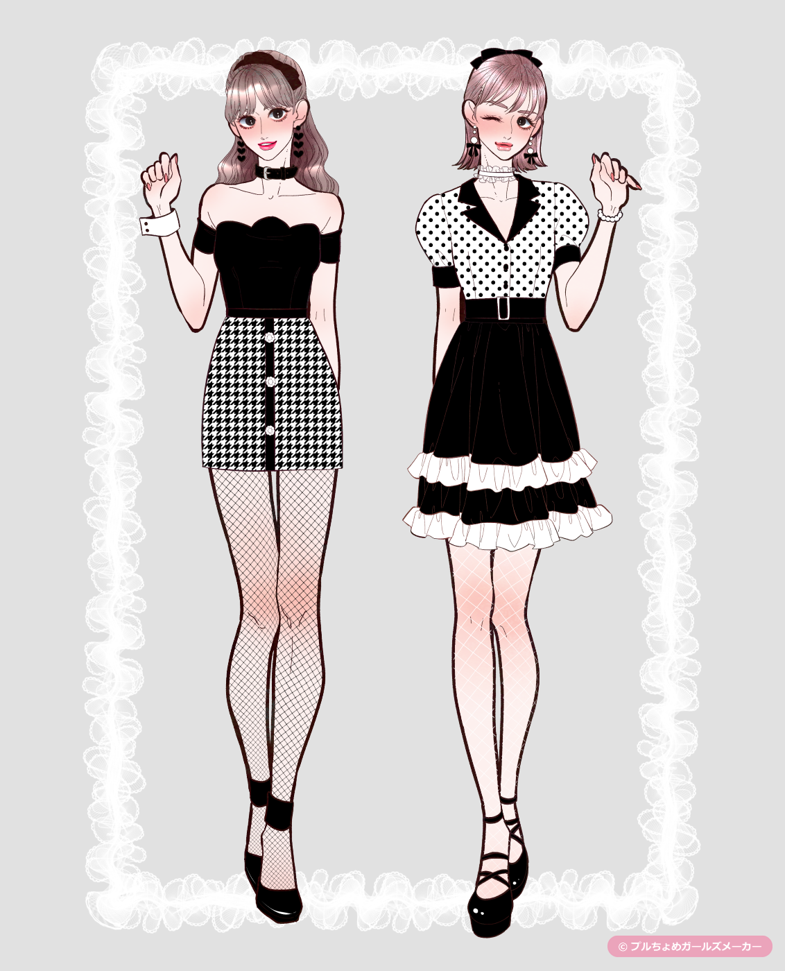 ガールズメーカーで作られた女の子1