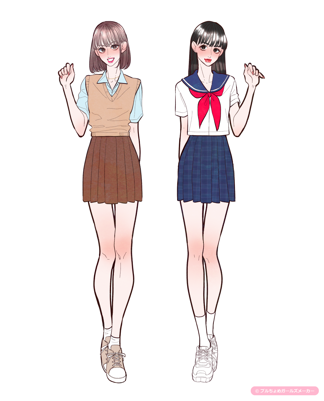 ガールズメーカーで作られた女の子2