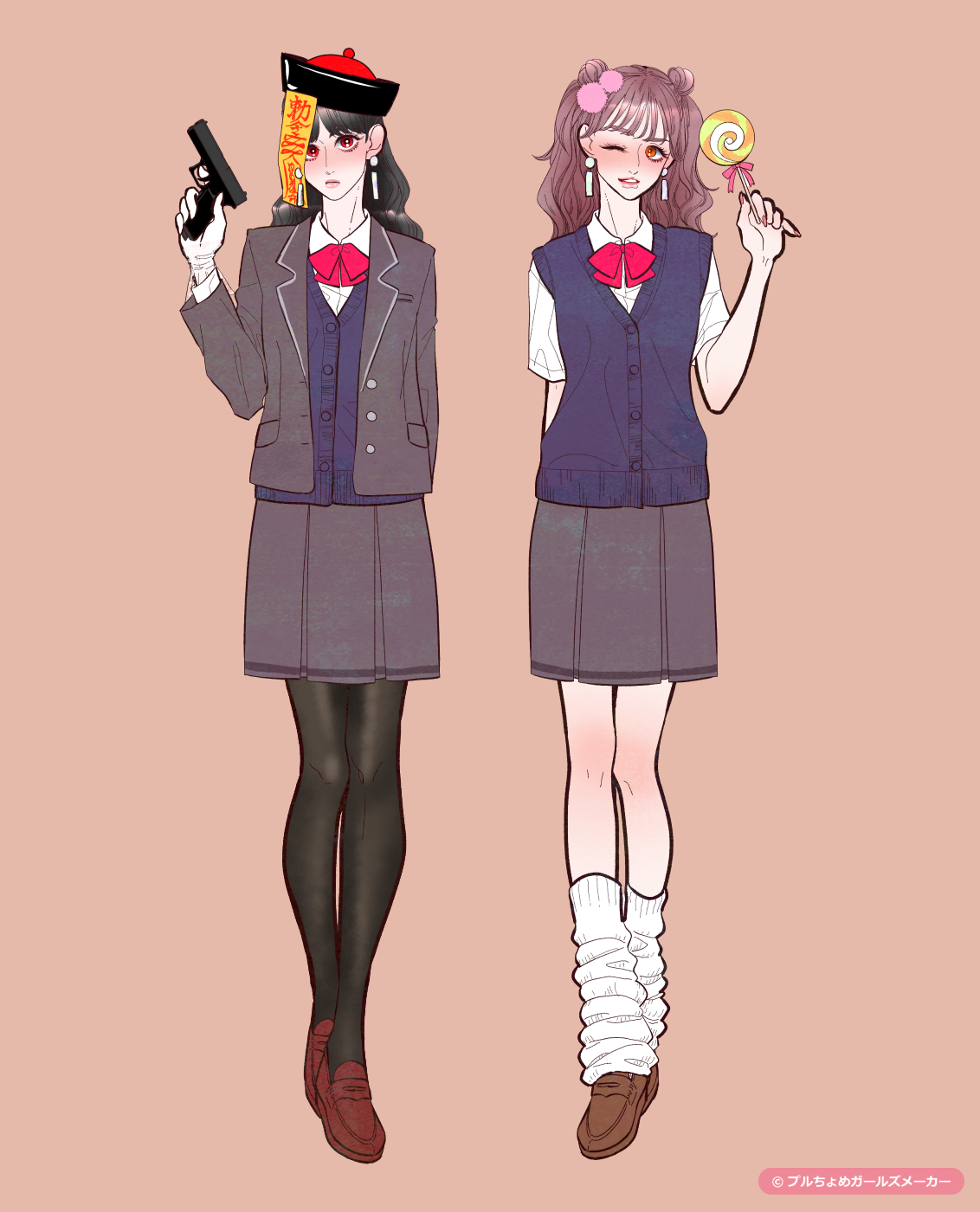 ガールズメーカーで作られた女の子1