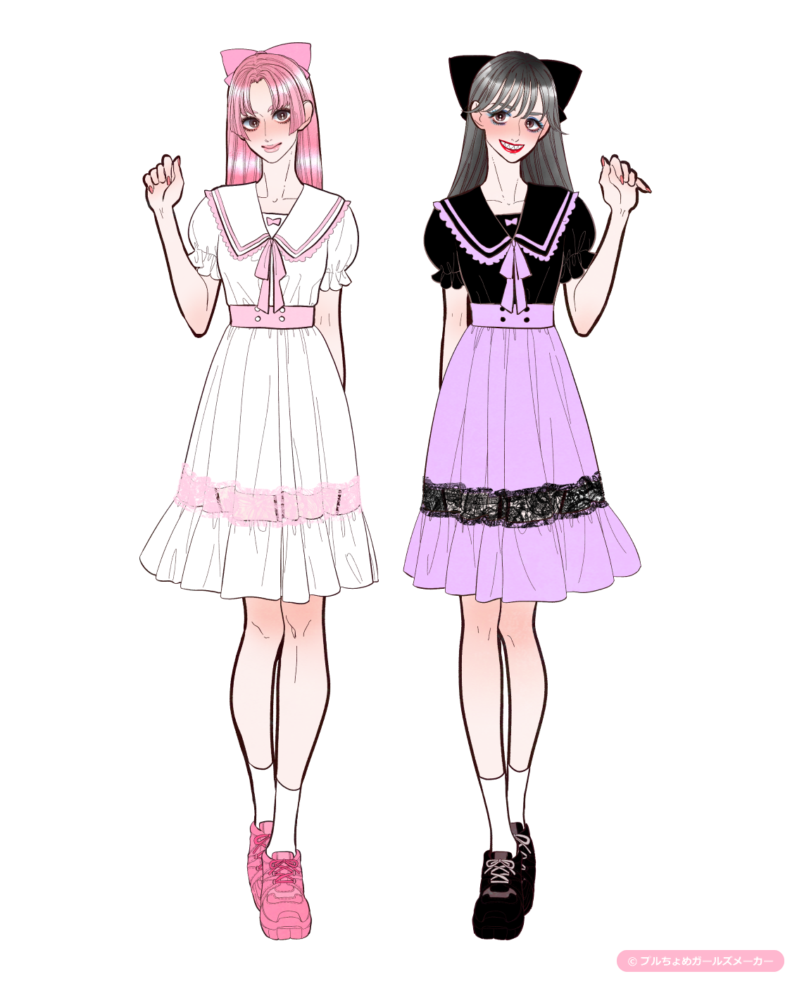 ガールズメーカーで作られた女の子4