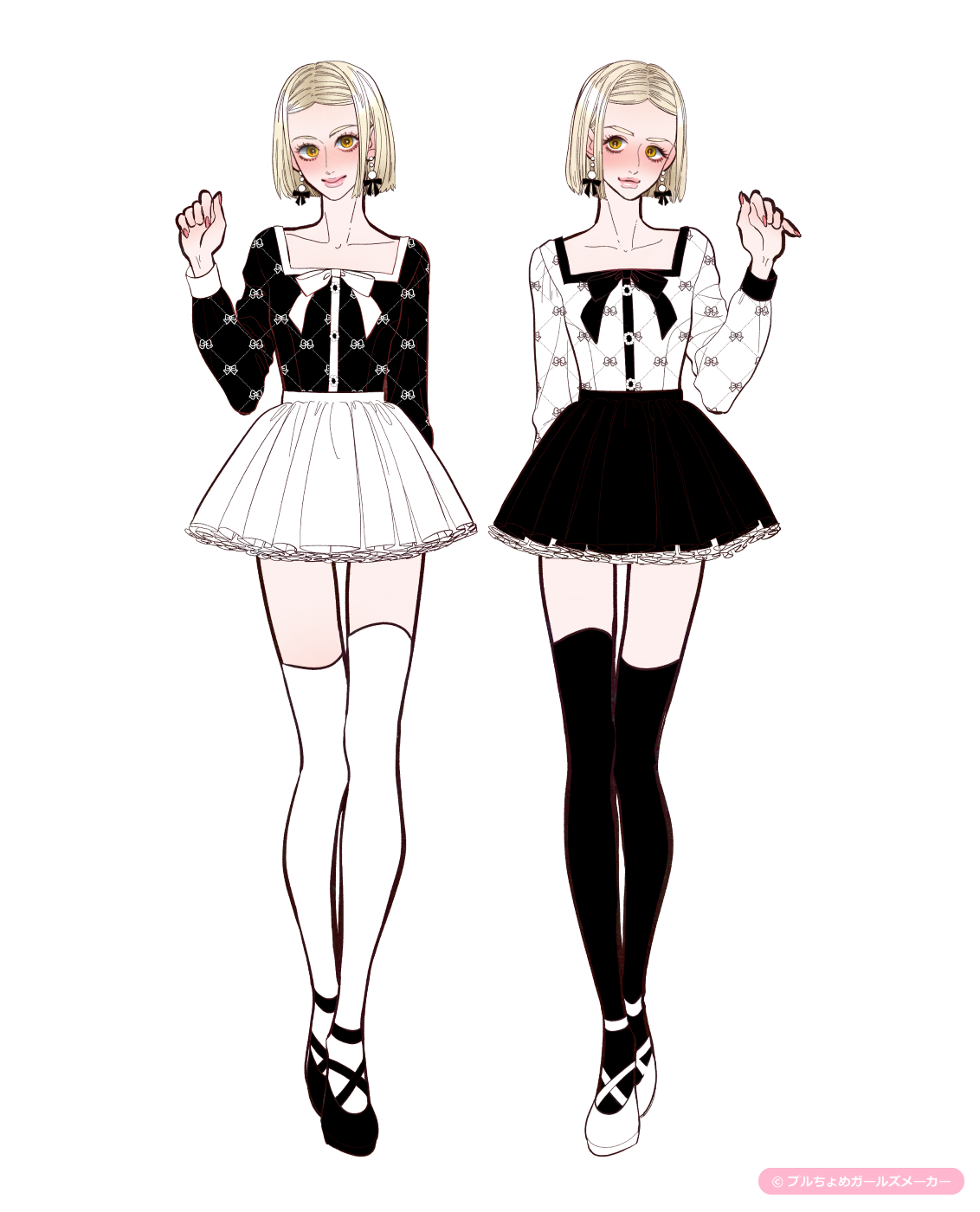 ガールズメーカーで作られた女の子1