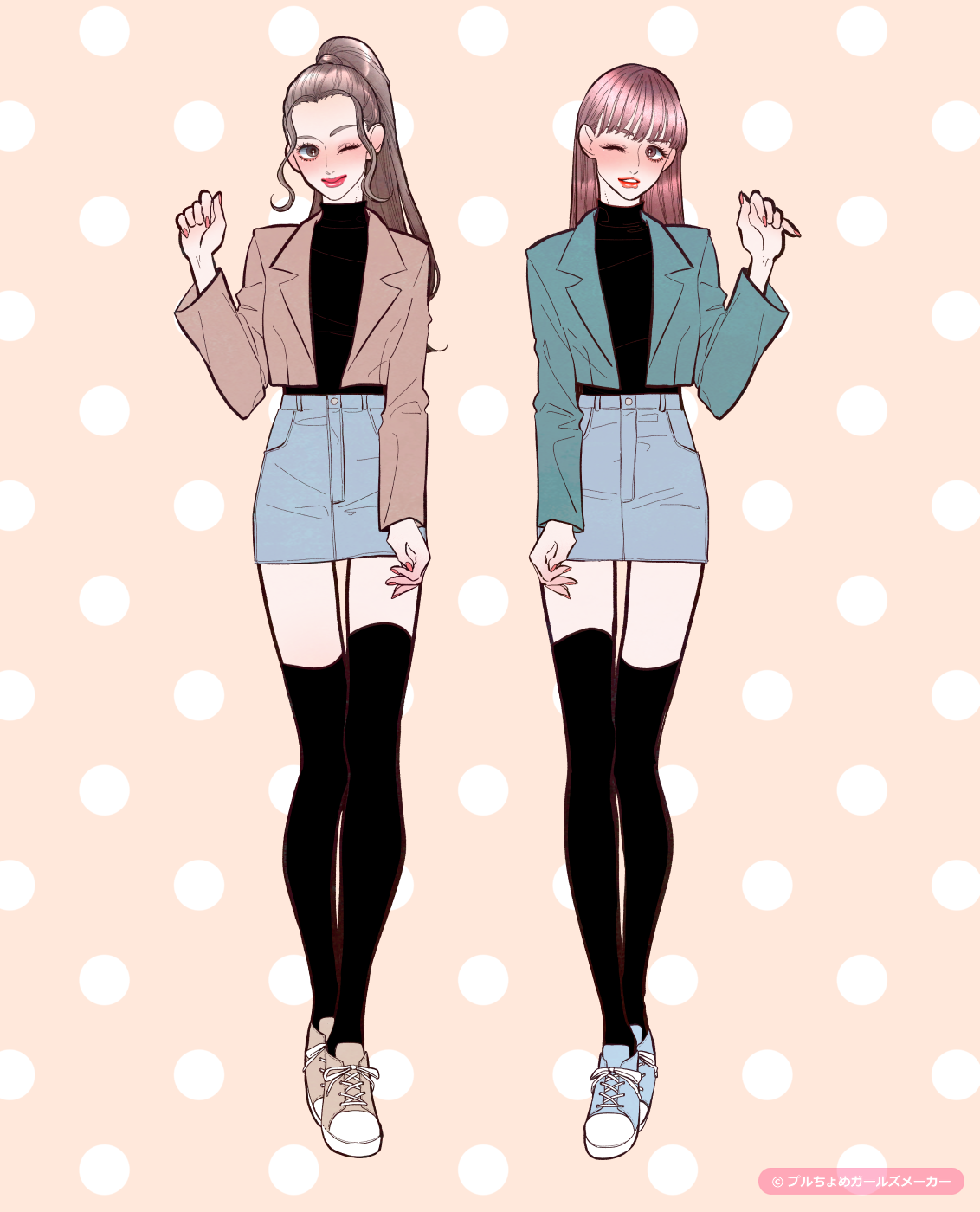 ガールズメーカーで作られた女の子1