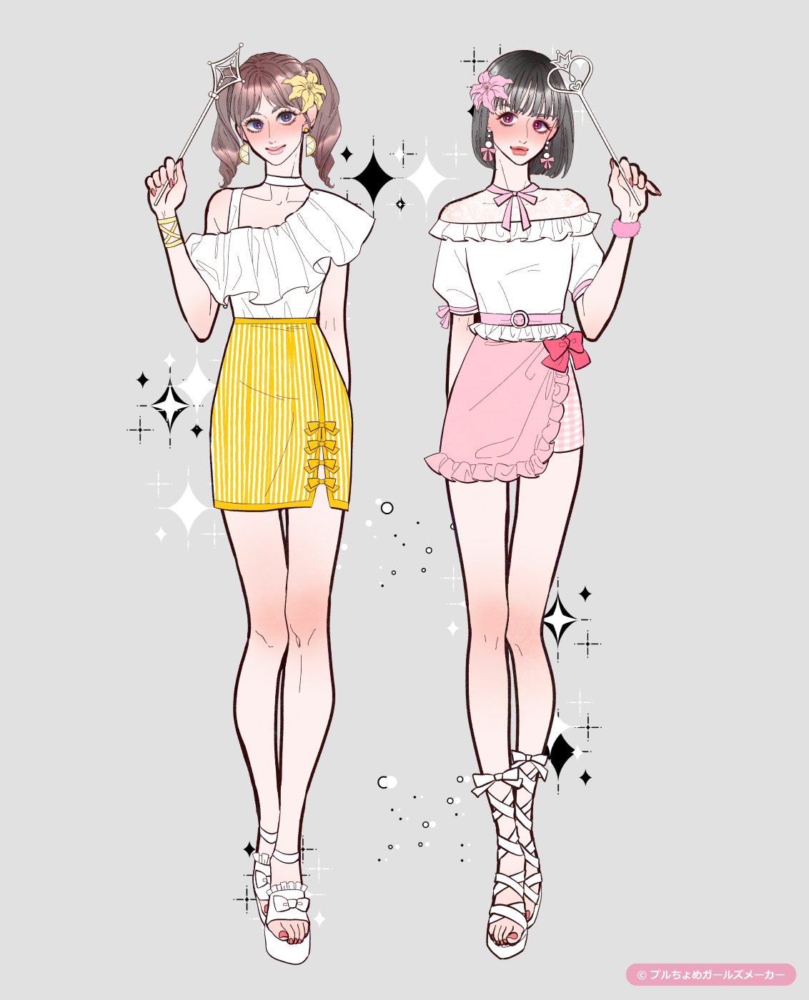 ガールズメーカーで作られた女の子1