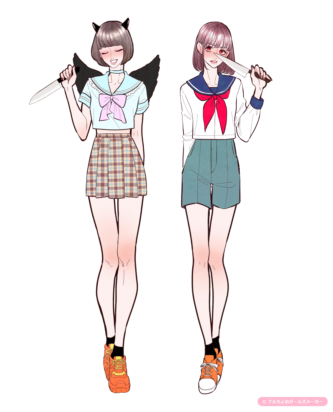 ガールズメーカーで作られた女の子1