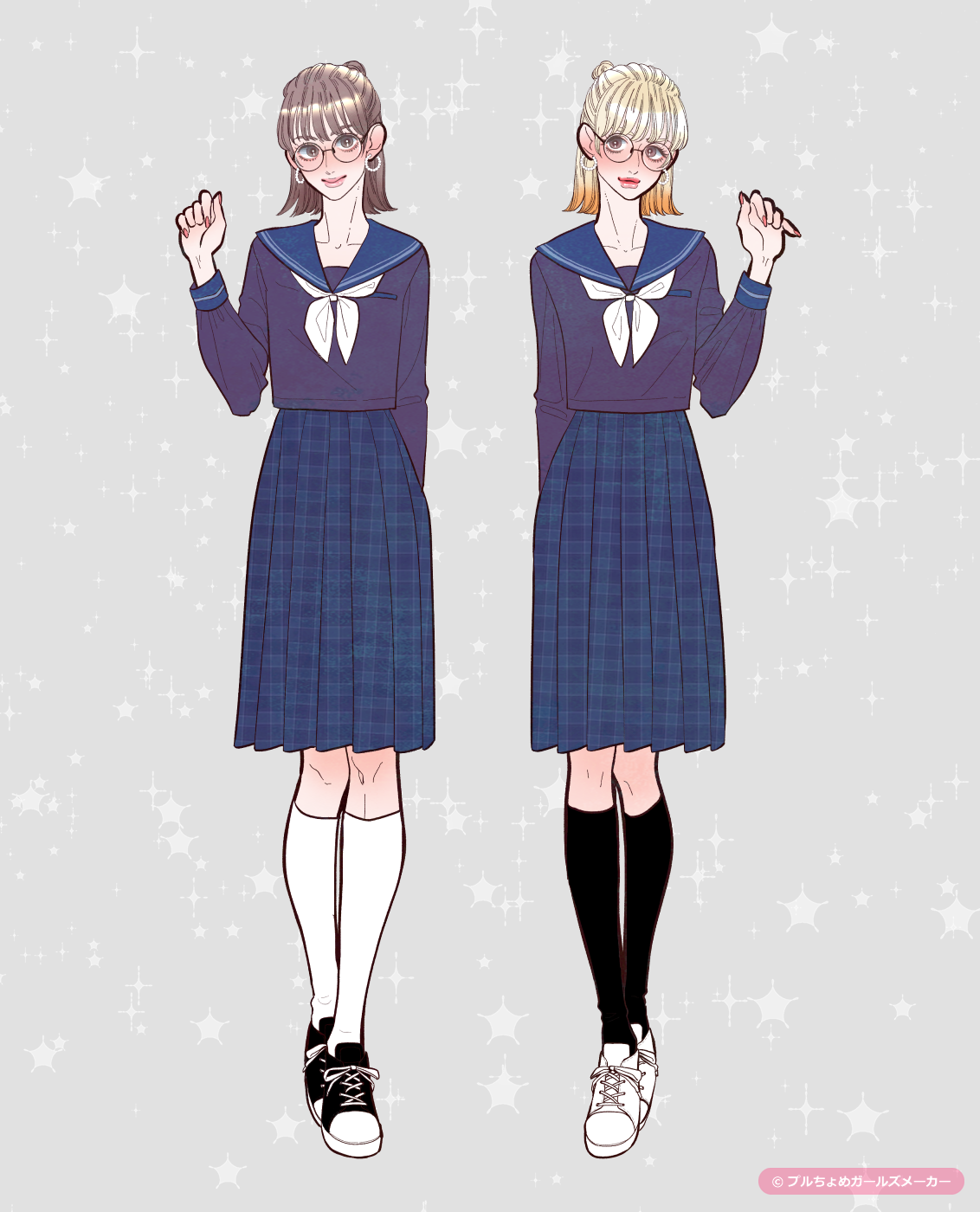 ガールズメーカーで作られた女の子1