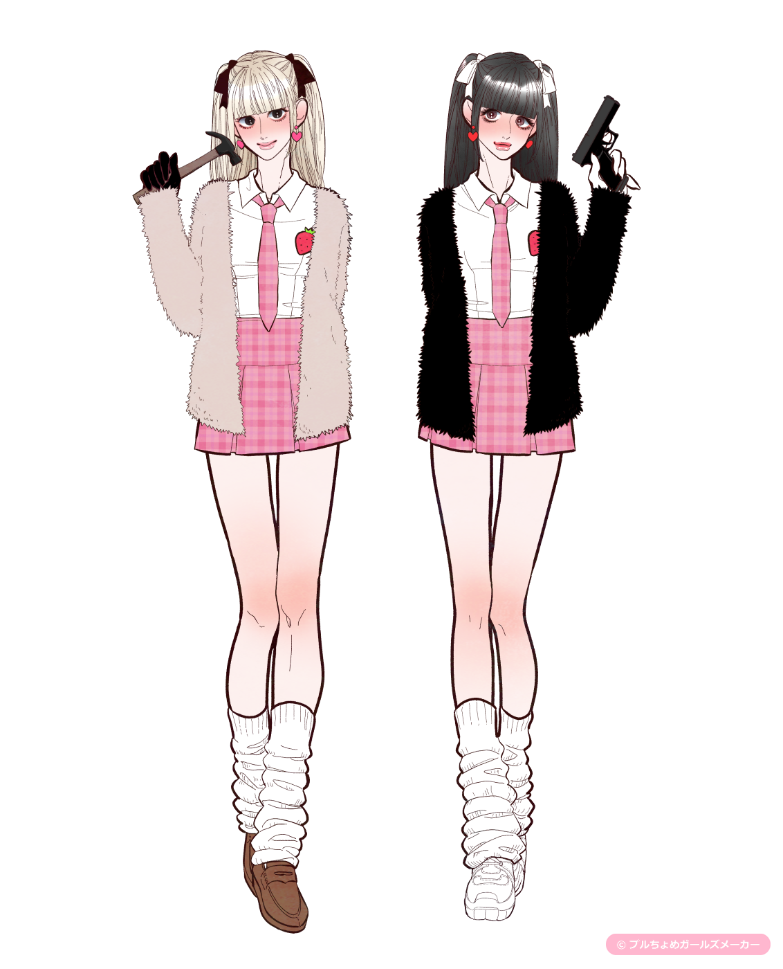 ガールズメーカーで作られた女の子1