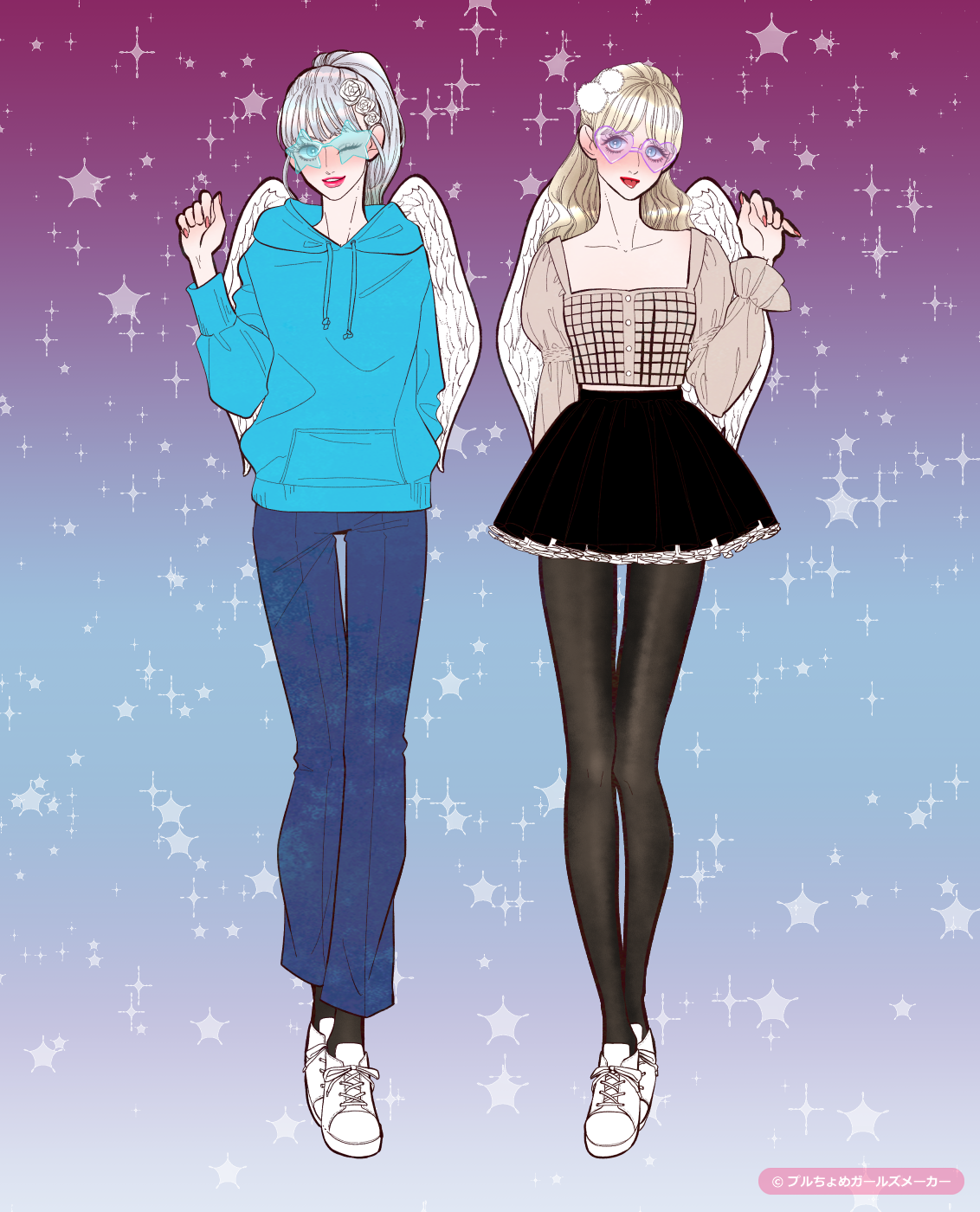 ガールズメーカーで作られた女の子1