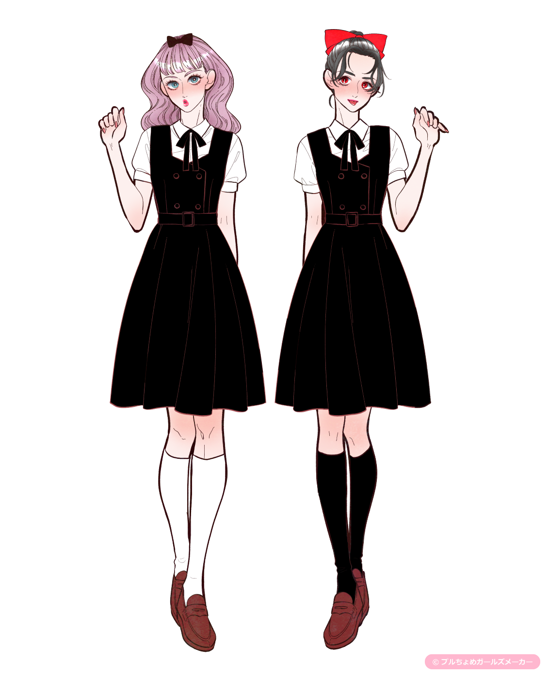 ガールズメーカーで作られた女の子20