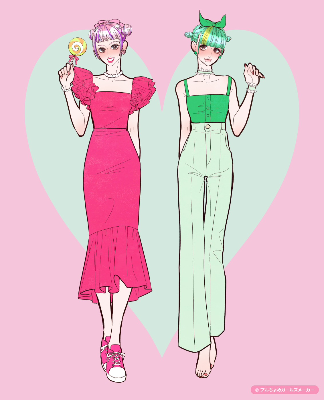 ガールズメーカーで作られた女の子4