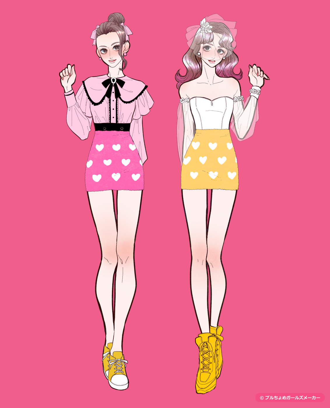 ガールズメーカーで作られた女の子1