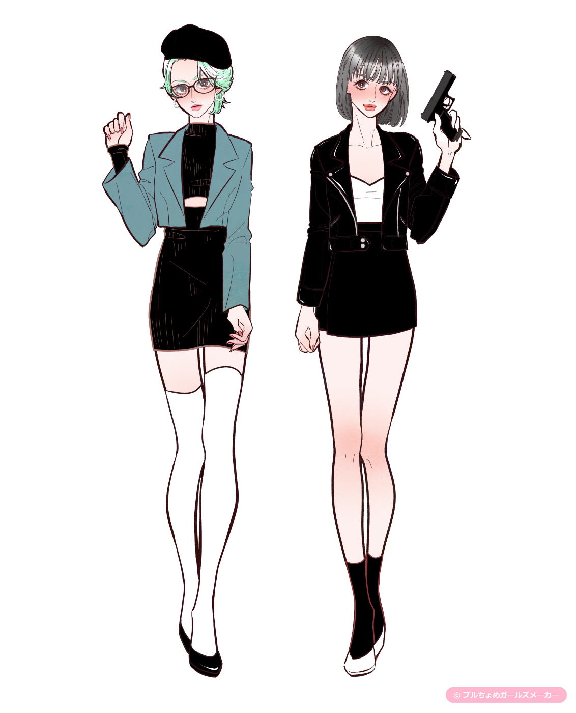 ガールズメーカーで作られた女の子1