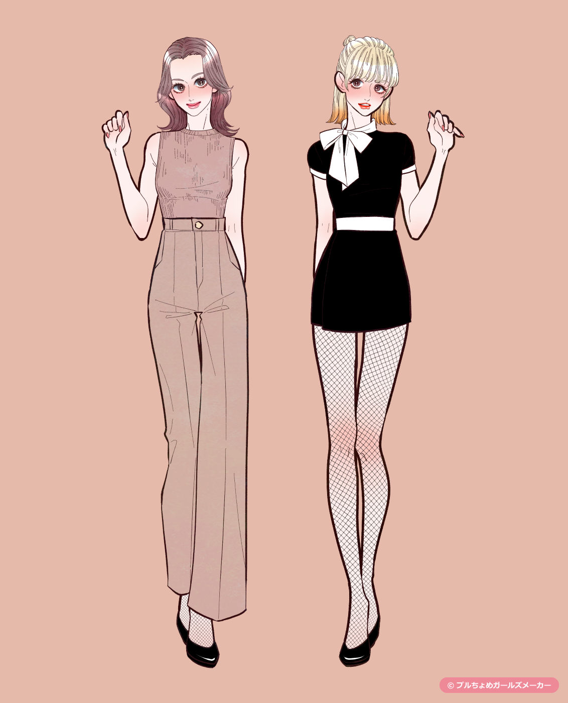 ガールズメーカーで作られた女の子1
