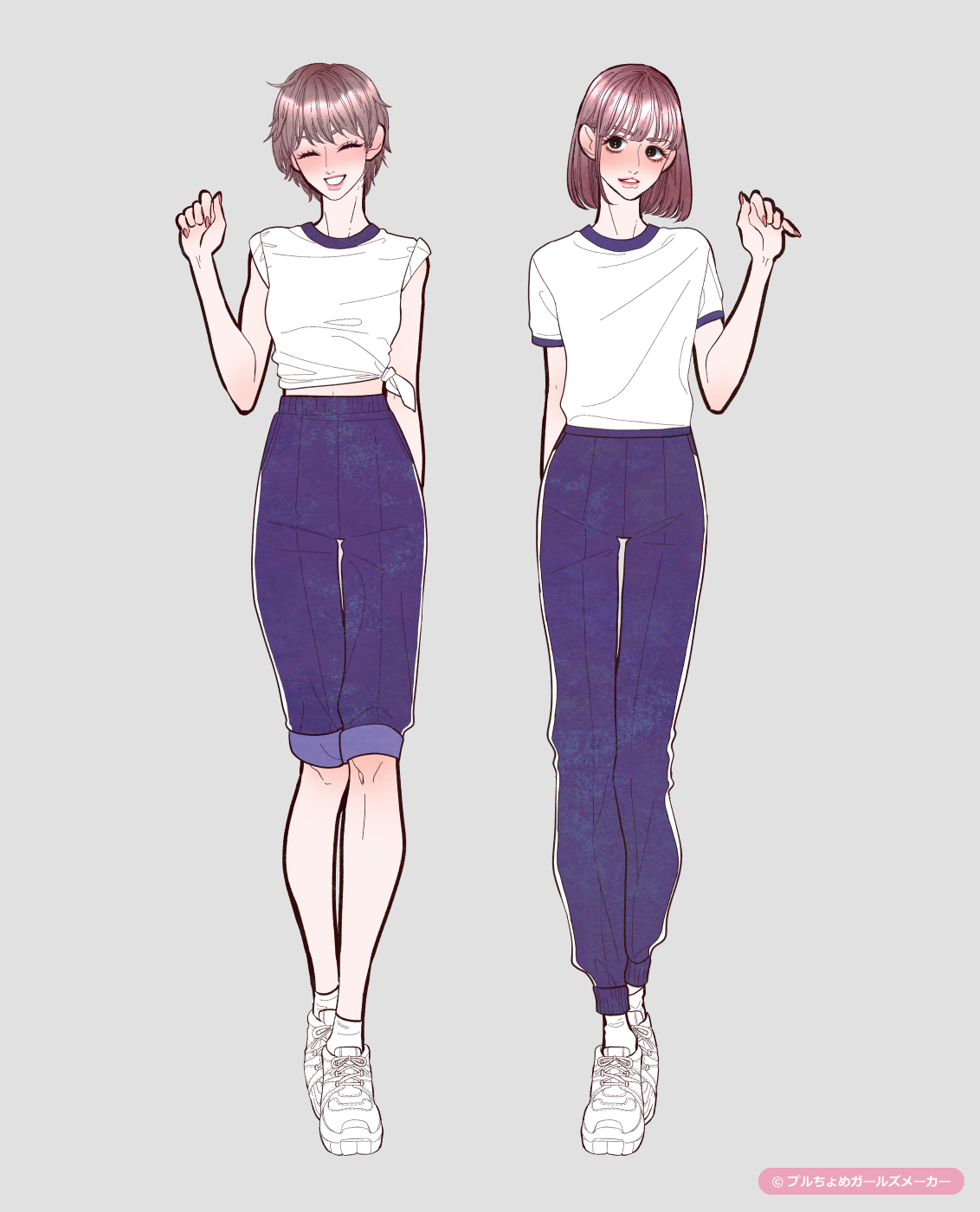 ガールズメーカーで作られた女の子1