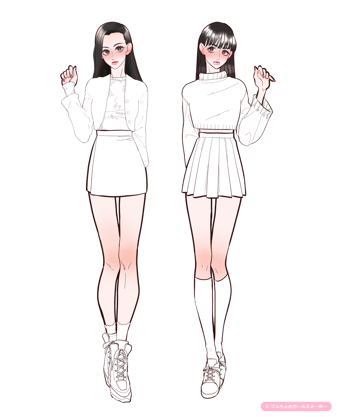 ガールズメーカーで作られた女の子2