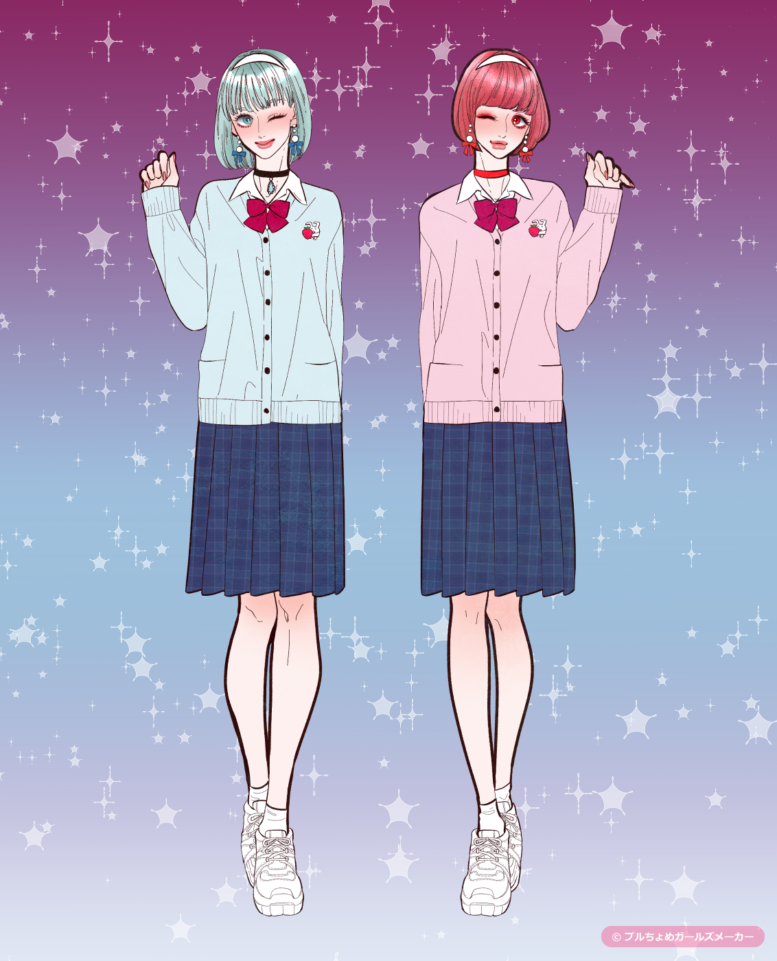 ガールズメーカーで作られた女の子1