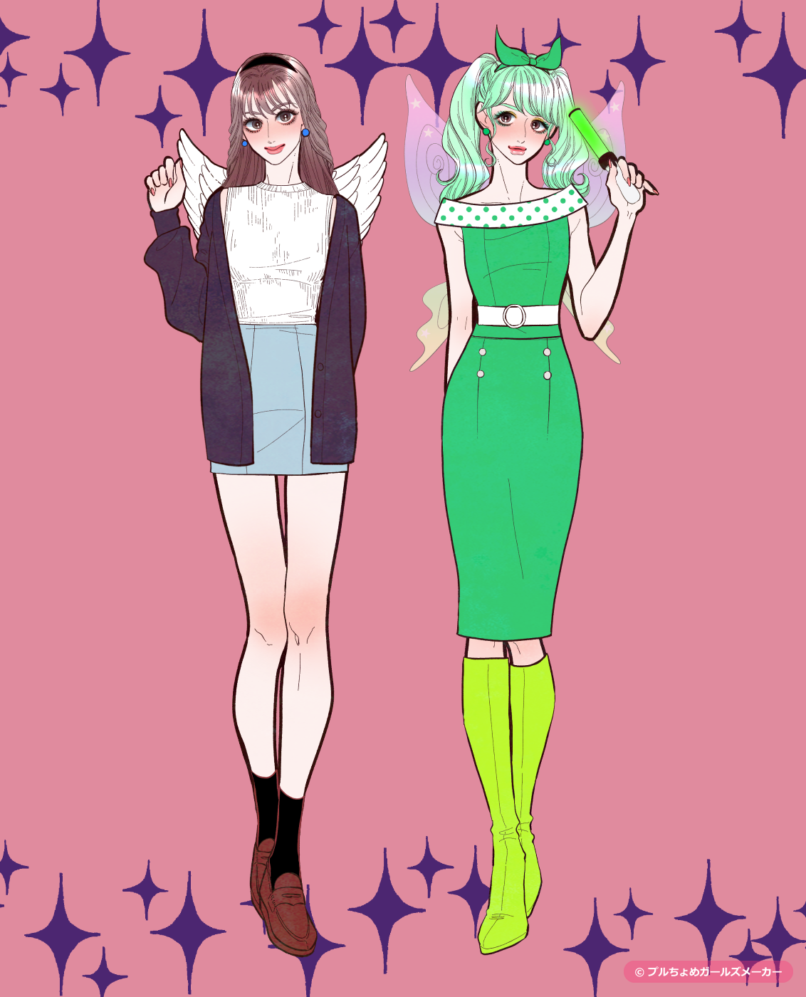 ガールズメーカーで作られた女の子1