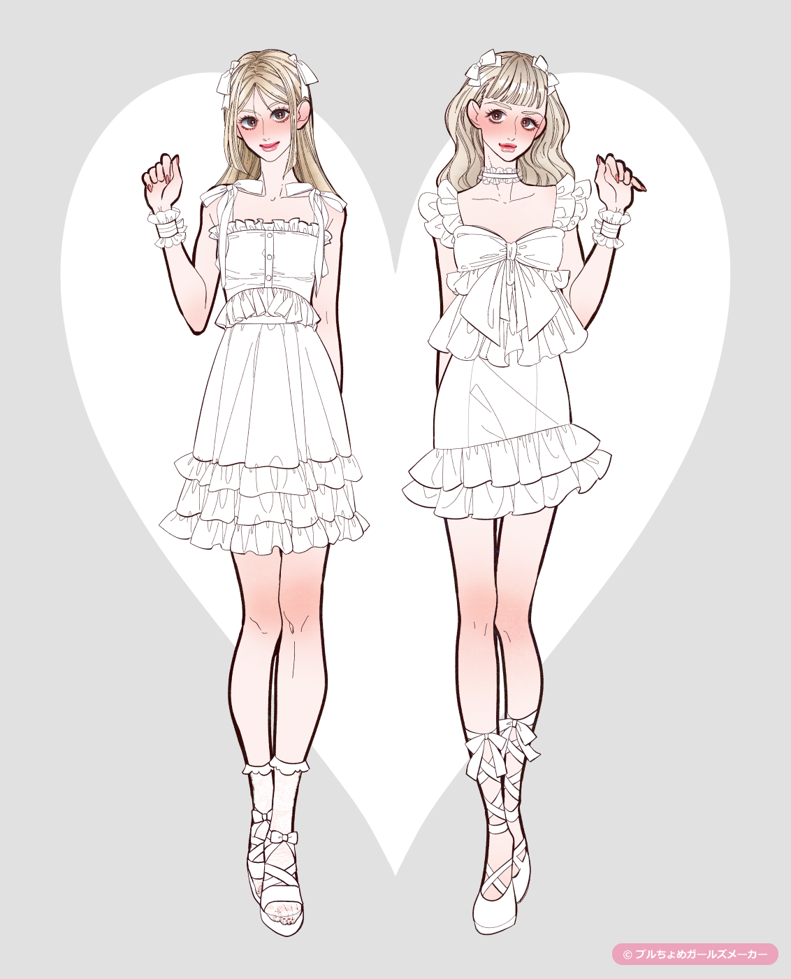 ガールズメーカーで作られた女の子1